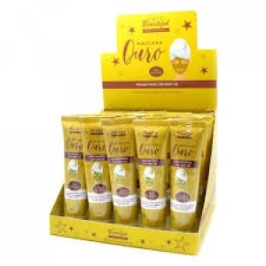 FB127 MÁSCARA FACIAL OURO 18K BISNAGA FACE BEAUTIFUL C/25