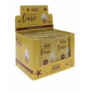 FB114 MASCARA OURO SACHE C/ 50