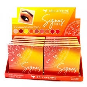 BF10089C PALETA DE SOMBRAS FOGO BELLA FEMME C/12