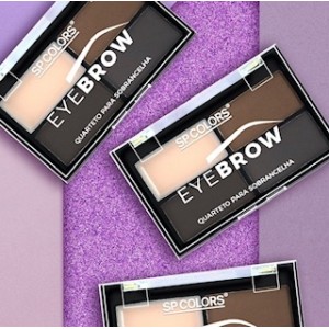 SP135 SOMBRA PARA SOBRANCELHA E CERA EYEBROW  C/ 24