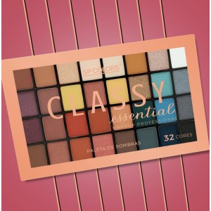 SP141 PALETA DE SOMBRAS 32 CORES CLASSY ESSENTIAL  C/ 12