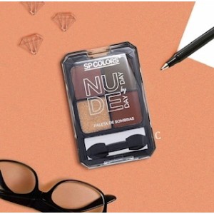 SP150 PALETA DE SOMBRAS 4 CORES C/ 24