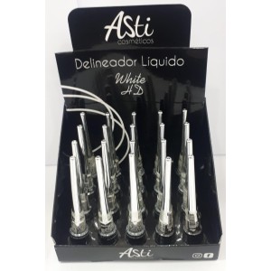 ADB-1039 DELINEADOR LIQUIDO WHITE HD ASTI C/ 20