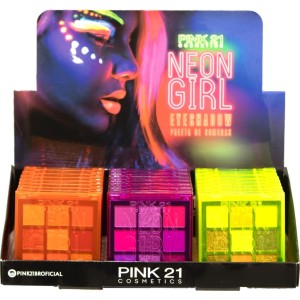 CS2774 PALETA DE SOMBRAS NEON GIRL PINK 21 C/24
