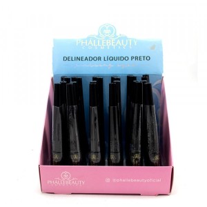 PH0303 DELINEADOR LIQUIDO PRETO PHÁLLEBEAUTY C/24