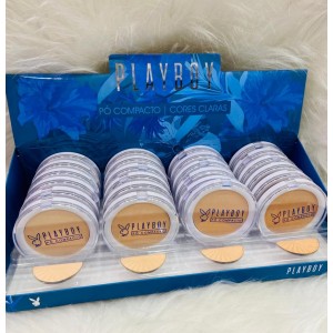 PB1101 PÓ COMPACTO CORES CLARAS PLAYBOY C/24