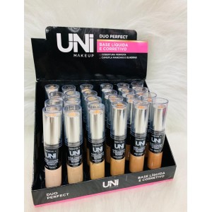 UN-BE129DS BASE LIQUIDA E CORRETIVO UNI MAKE UP C/24