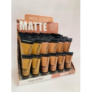 7601-039Z3 BASE LIQUIDA MATTE MISS RÔSE C/24