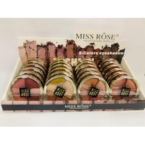 7001-069Z24 QUINTETO DE SOMBRAS MISS RÔSE C/24