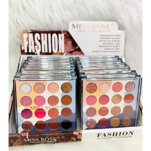 7001-007R12 PALETA DE SOMBRAS FASHION MISS RÔSE C/12