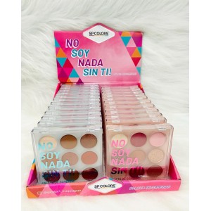 SP245 PALETA DE SOMBRAS 9 CORES SP COLORS C/24