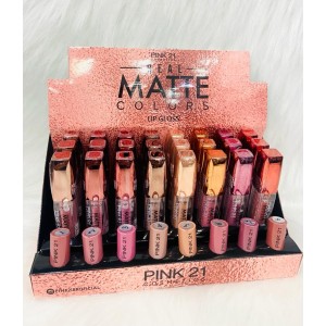 CS2826 LIP GLOSS MATTE PINK 21 C/24