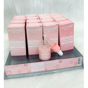 9004-100V SÉRUM FACIAL SUPER VITAMÍNICO MISS RÔSE C/16