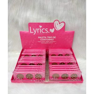LY0126 PALETA TRIO DE CONTORNO LYRICS C/24
