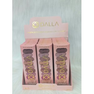 DL0876 PALETA DE SOMBRAS ELEGANCE DALLA C/18