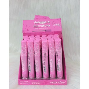 9010-500P3 MÁSCARA P/CÍLIOS VOLUME E DEFINIÇÃO MISS RÔSE C/24