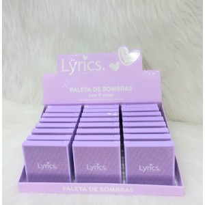 HB101965 PALETA DE SOMBRAS COM 9 CORES LYRICS C/24