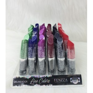 FZ13015 DELINEADOR LIQUIDO COLORIDO FENZZA C/36