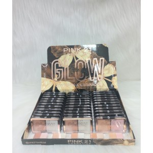 CS3536 CONTORNO & ILUMINADOR GLOW TONES C/24 PINK21