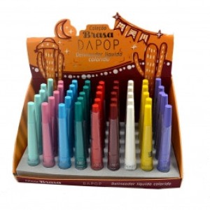 DP2072 DELINEADOR COLORIDO DAPOP C/45