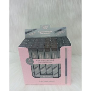 CG278 LAPISEIRA RETRATIL P/ SOBRANCELHA CITY GIRLS C/48