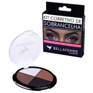 BF10043 KIT CORRETIVO P/ SOBRANCELHAS BELLA FEMME