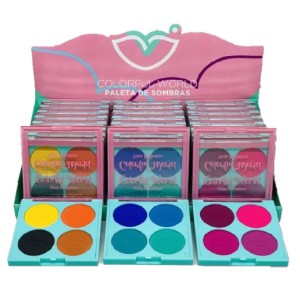 JS01051 PALETA DE SOMBRAS COLORFUL WORLD JASMYNE C/24
