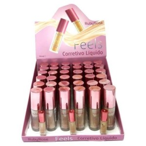 HB-8102-1 CORRETIVO LIQUIDO FEELS RUBY ROSE C/36