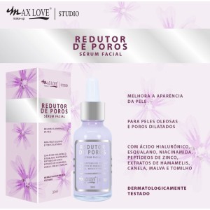 RPSF SERUM FACIAL REDUTOR DE POROS MAX LOVE C/24